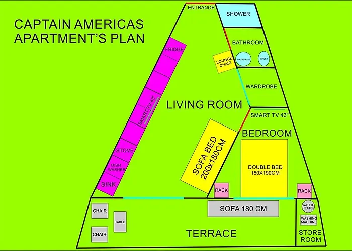 Apartment Captain Americas *